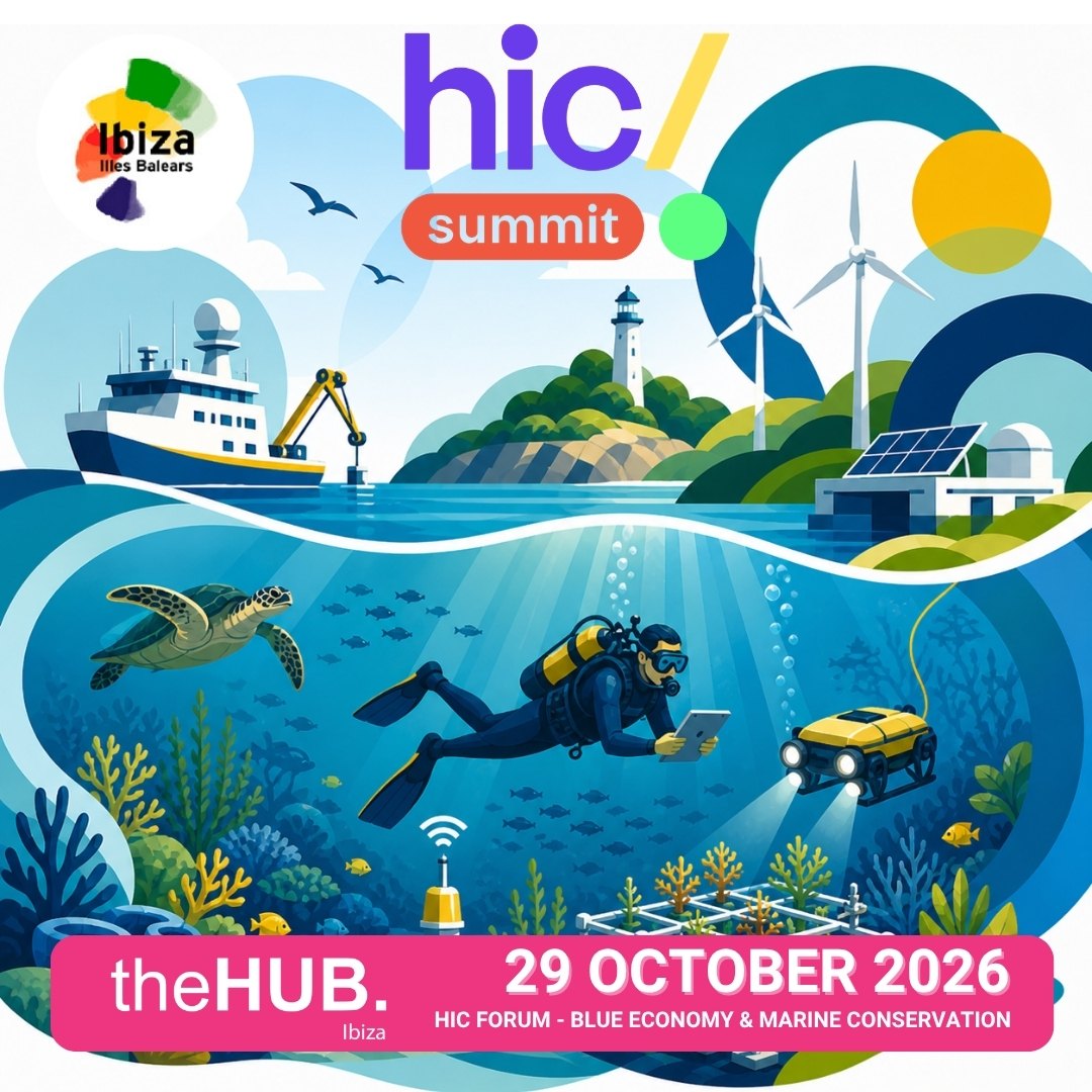 Cartel de HIC Summit en theHUB Ibiza, 29 de octubre de 2026